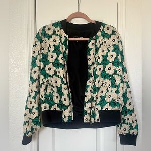 Who What Wear Floral Bomber Jacket